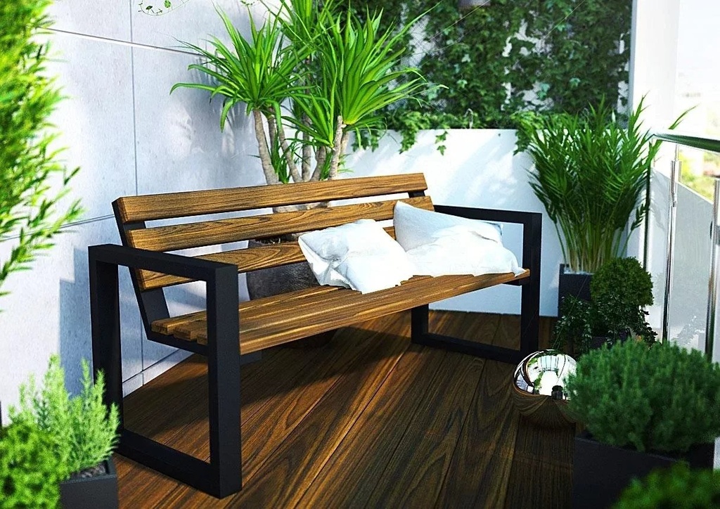 [LS31] Банкетка GoodsMetall стиль LOFT 1200x450x400 LS31