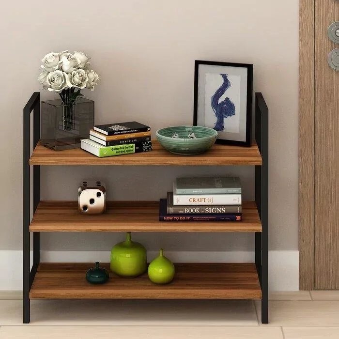 [K173] Consola LOFT de madera y metal 80x70x30 cm – Modelo K173