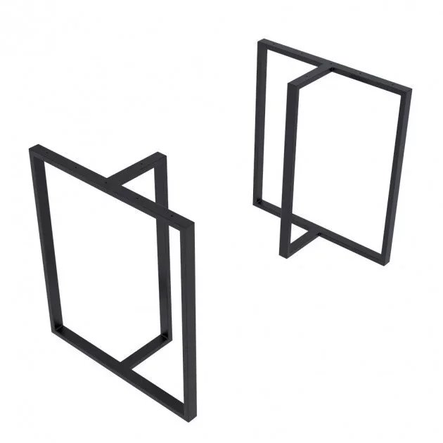 [OP12] Pata metálica para mesa GoodsMetall estilo Loft 730×650×250 mm Indy OP12