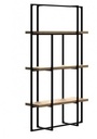 Стелаж LOFT з дерева та металу 210x120x40 см — Модель STJ113