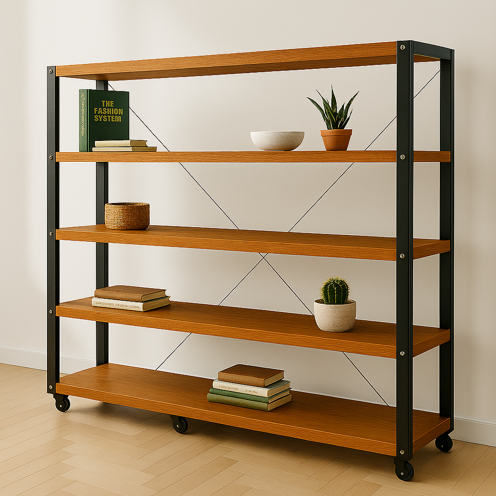 [SQ0530596] Стеллаж GridShelf XL — открытая структура крупного формата в промышленном стиле