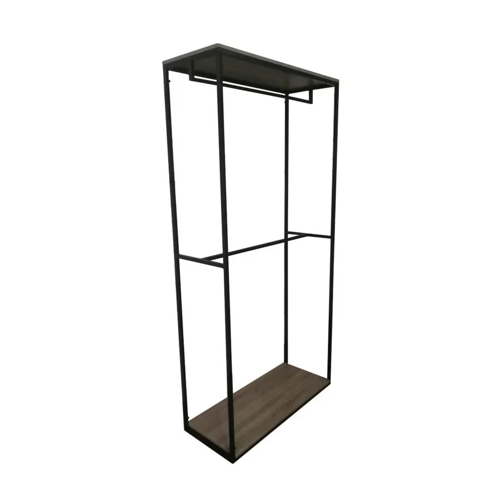 [VSH125] Perchero de pie doble estilo Loft 2000x1000x400 mm – Modelo Bilbao VSH125