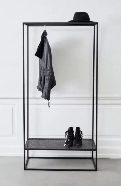 [VSH 149] Perchero de Pie Estilo Loft 170x80x40 cm – Madera y Metal | Fabricado en España