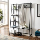 Perchero Loft "VSH81" 180x120x40 cm – Metal y Madera Hecho a Mano