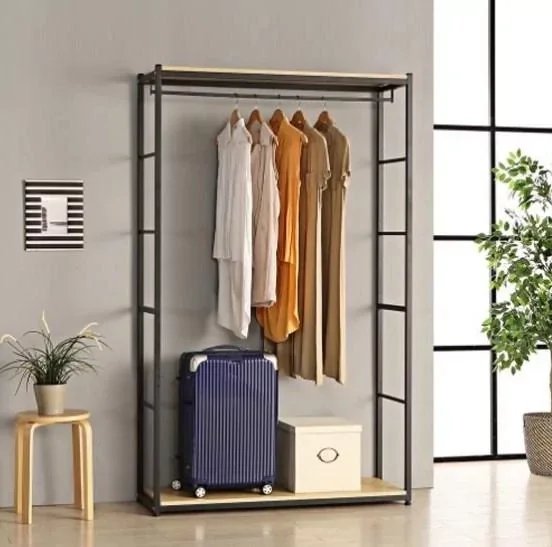 [VSH155] Perchero de pie estilo Loft con estantes 2020x1200x400 mm – Modelo Málaga VSH155