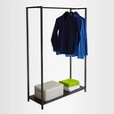 Настенная вешалка тип рельс GoodsMetall «Oscar» стиль индустриальный Loft 1600×1200×350 мм – модель WSH63