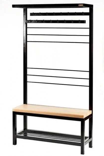 [Osborne  VSH69] Perchero para Entrada GoodsMetall de Metal y Madera Estilo Loft 1900x1000x350mm Osborne