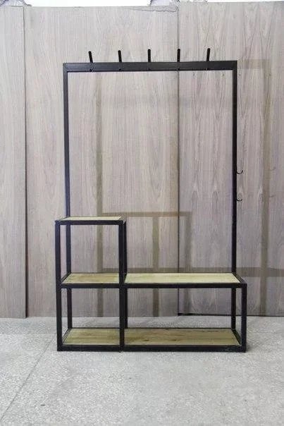 [Comfort VP2] Perchero para recibidor estilo loft industrial GoodsMetall “Comfort VP2”, metal, 1900×1200×400 mm