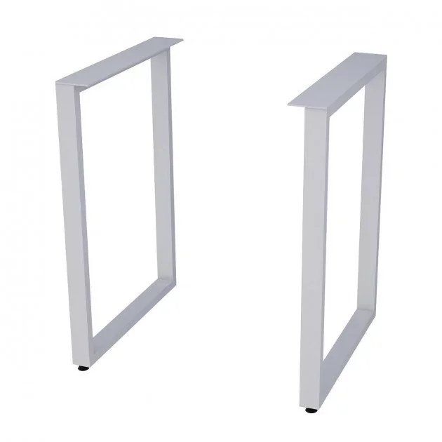 [OP18] Soporte metálico para mesa Loft GoodsMetall Kramp blanco 704x650 mm – Fabricación en España