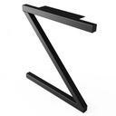 Soporte metálico para mesa Loft GoodsMetall OP25 730x700 mm negro – Fabricación en España