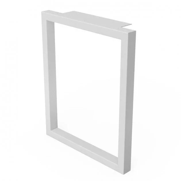 [OP27] Металева опора для стола Loft GoodsMetall OP27 730x600 мм білий – Виробництво в Іспанії