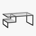 Soporte para mesa de centro con estante GoodsMetall estilo Loft 1000x600x400 OP3