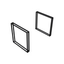 Soporte para mesa GoodsMetall estilo Loft 730×680 mm OP42